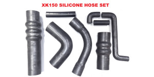7137SIL. XK150 FULLY SHAPED SILICONE HOSE SET  OF WATER HOSES 