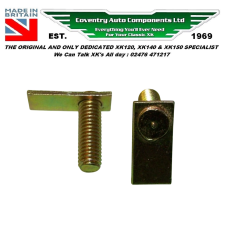 1599. XK150 Bonnet Strip, T-bolt Fasteners for Beading. BD9848