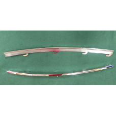 1696. XK150 DHC Chrome Cant-Rail Capping Drip Bead / Rain Gutter Trim over Door. BD13416. BD13415