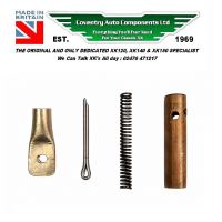 1783  XK120, XK140 & XK150 Early Wing Vent Spring Plunger Assy. Sleeve, spring, pin 