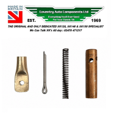1783  XK120, XK140 & XK150 Early Wing Vent Spring Plunger Assy. Sleeve, spring, pin 