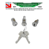 1792. Lock Barrel Set. XK120 OTS Roadster. Matching Boot, Petrol & Ignition Set. BD16256. BD7798. BD10610