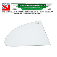 1835. XK140 Fixed Head Coupe FHC Rear Quarter Light Glass only. BD9999