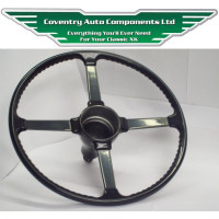 2322. XK120 New  Blumels Design, Standard Black Steering Wheel. C3721