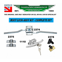 2374K.  XK120 BOOT LOCK ASSY KIT - COMPLETE SET