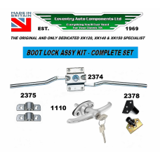 2374K.  XK120 BOOT LOCK ASSY KIT - COMPLETE SET