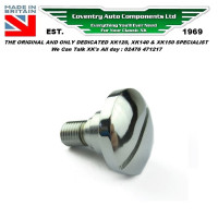 2490 x 2. XK120 & XK140 Chrome Plated  Round Head Seat Pivot Bolt. Pair. BD3255