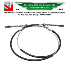 3300. XK150 Handbrake Cable for Early Disc Brake Vehicle. C13016