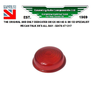 5080.  XK120 Stop & Tail Red Glass Lens Only. 572704