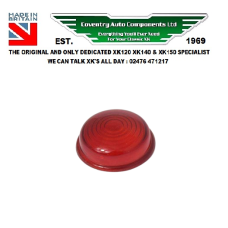 5080.  XK120 Stop & Tail Red Glass Lens Only. 572704
