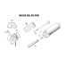 8272B. Later Jaguar Oil Filter 2 Ring Set  (2.2mm + 1.5mm) 