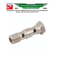 8343U. XK120 Waterpump Double Undercut Take Off  Banjo Bolt for when Heater Fitted.  GO TO 8343  for CORRECT C4403 