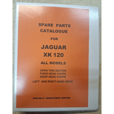 9030RB. Jaguar XK120 Spare Parts Book Catalogue in Ring Binder  J/11/1