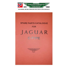 9031. Jaguar C -TYPE SPARE PARTS BOOK MANUAL Catalogue . A unique Soft Cover Book  