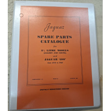 9090RB Remastered Jaguar 2 1/2 Litre &  SS100 Parts Book in Ring Binder Format