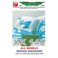 9187. Wiring Diagrams Book FOR XK140 Exploded Wiring Diagrams 