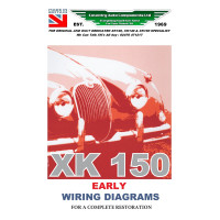 9188. Wiring Diagrams Book FOR Early XK150 Exploded Wiring Diagrams 