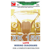 9189. Wiring Diagrams Book FOR Late XK150 Model Exploded Wiring Diagrams