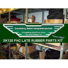 6793L.  Jaguar XK120 FHC Fixed Head Coupe Late - Complete Rubber Parts Kit .