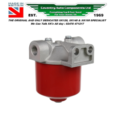 SE831.  UNIVERSAL In-Line Metal Fuel Filter Kit with 1/4"  XK Fittings ( C13681 )