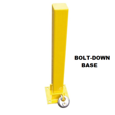 BOLT-DOWN FOLDING SECURITY POST (WITH PADLOCK INCLUDED)