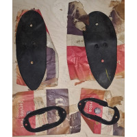 60306060PLP. Original LUCAS bagged Original XK140 XK150 EARLY Design Stop & Tail Rear Plinth Seals. 574890 -