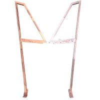 FQF120. Front Quarterlight Frames for XK120 or XK140 Drop Head Coupe. NO INNER FRAMES.  BD8033. BD8034. BD11243. BD11244