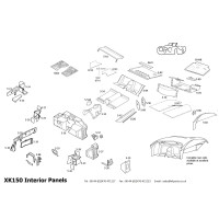 CAC5-22. XK150 Battery Box Assembly Right Hand Side. RHD : BD12937. LHD : BD15366