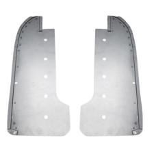CAC2-77L . *IMPROVED*XK120 LEFT HAND REAR STONE GUARD / SPLASH PANEL ( to Rear of Shut Face Pillar)  Diaphragm.  BD5861. BD5862 (BD3384 & BD3385)