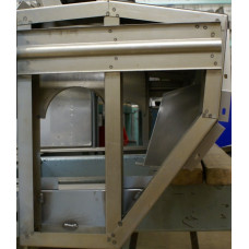 CAC4-35R. XK140 BULKHEAD SIDE SUPPORT REPAIR PANEL STRUCTURE. RIGHT HAND SIDE 