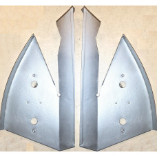 CAC5-18L.  LEFT HAND  XK150 Curved Side Panel At Front of Inner Wing  By Radiator . LH : BD13108  