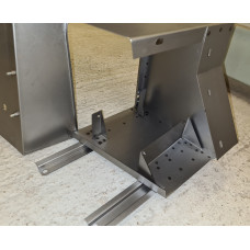CAC5-25 XK150 Battery Box Assembly.  Triple Carb. 'S' Model Right Hand Side (from Driver)