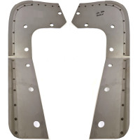 CAC5-31L. XK150 Standard Front Wing Rear LEFT HAND SIDE SPLASH PANEL / Diapragm BD13383. BD15121. BD13384. BD14227