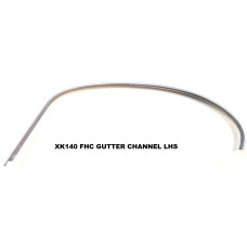 CAC4-19AL XK140 FIXED HEAD COUPE FHC ROOF RAIN GUTTER CHANNEL DRIP BEAD LEFT HAND SIDE