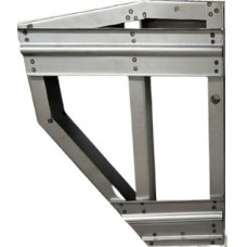 CAC4-35FL. XK140 FHC BULKHEAD SIDE SUPPORT REPAIR PANEL STRUCTURE. LEFT HAND DRIVE 