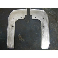 CAC2-28L. XK120 FRONT SPLASH PANEL / Diaphragm Under Wing. LEFT HAND SIDE : BD4218.
