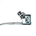 8138F. Period Style Stainless FLIPLOCK Hose Clip with 10" strap (XK120 Magna-Tex Style). C2905
