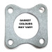 8307.  1.3/4" Carburettor Outlet Insulator Spacer Block for Standard HD6 Carbs. C7461