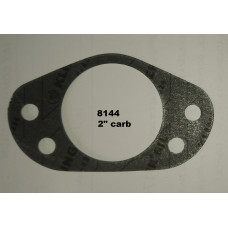 8144 x 2 . HD8 .  H8 . XK150 2" Outer Carb. Inlet Gasket for Carburettor onto Air Filter. C7164