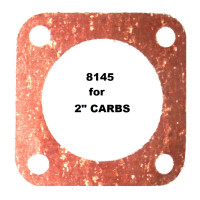 8145 x 2. H8 . XK150. 2" Carb Outlet Gasket (square) onto Inlet Manifold. C7221