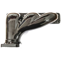8251. XK120 / XK140 /  XK150 Rear  Exhaust Manifold Black Vitreous Enamel To Cylinder Head. C2214. C13823