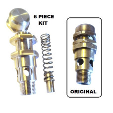 8293. XK120 & XK140 (MKV) Brass Oil Filter Relief Valve Assembly for Tecalemit Filter Heads. C4014. Tecalemit 49010