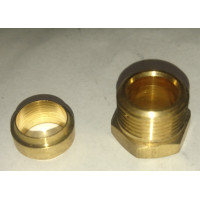 8317A.  3/8" Nut & Olive for Fuel Feed Lines / Rail. C11575 & C11576