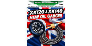 8617/120. NO PRESSURE ! EXCLUSIVE NEW BOXED XK120 & XK140 OIL / WATER DUAL GAUGE X42638/6. C1431