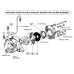 8640. EXCHANGE ONLY EARLY XK150 FRONT DUNLOP BRAKE CALIPER CYLINDER FOR ROUND PADS.  6900. 6903
