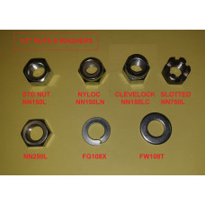 FW108T Plain  Washer 1/2" x 10 pieces.