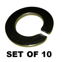 FG108X x 10 pieces. Split Spring Washer 1/2" Diameter Hole. Sprung Steel Washer