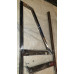 FQF150. Rechromed Pair of XK150 Drop Head Coupe Front Quarterlight Frames (No inners) No Draught Ventilator BD13530. BD13531 FQF150. Rechromed Pair of XK150 Drop Head Coupe Front Quarterlight Frames (No inners) No Draught Ventilator BD13530. BD13531