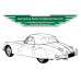6845. XK140 DHC. Drop Head Coupe .Superior Extruded Body Weather Seals Kit 