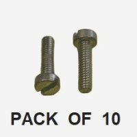 AS302 / 5H SET. 2BA Cheesehead Screw x 5/8" Long.  Zinc Plated x 10 pieces 